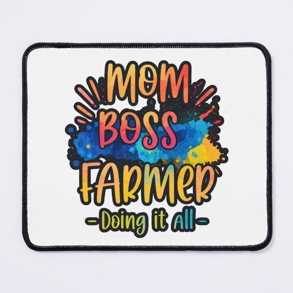 Item preview, MOM, BOSS, FARMER, DOING IT ALL designed and sold by FitEnvy.
