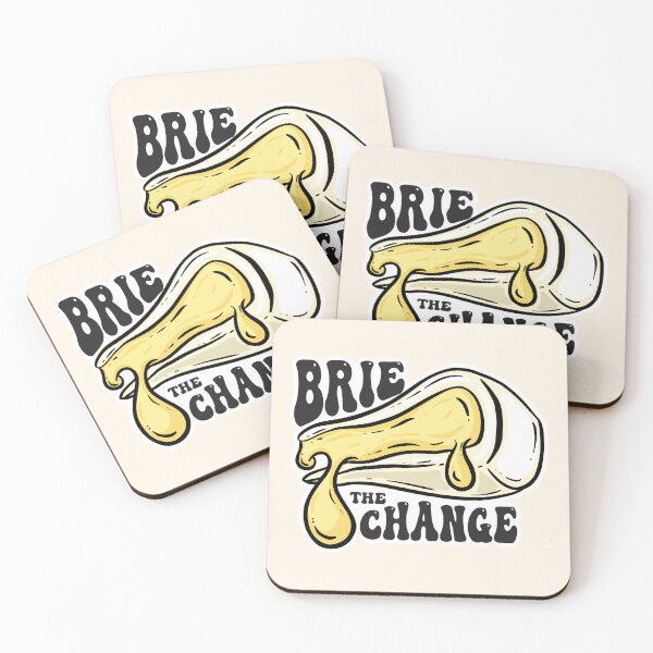 Item preview, Brie the Change – Funny Cheese Pun Design designed and sold by hitechmom.