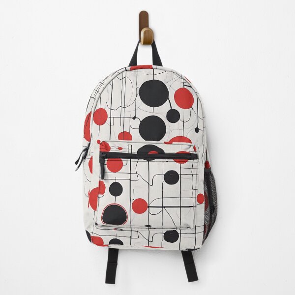 Item preview, Bauhaus Red and Black Dots designed and sold by Zenvo.