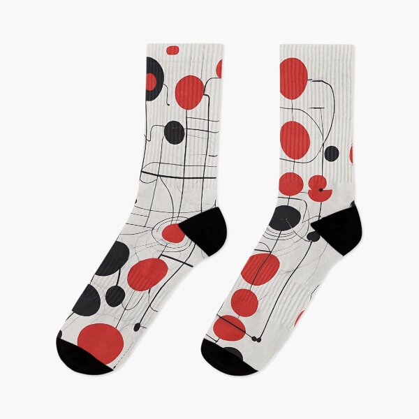 Item preview, Bauhaus Red and Black Dots designed and sold by Zenvo.