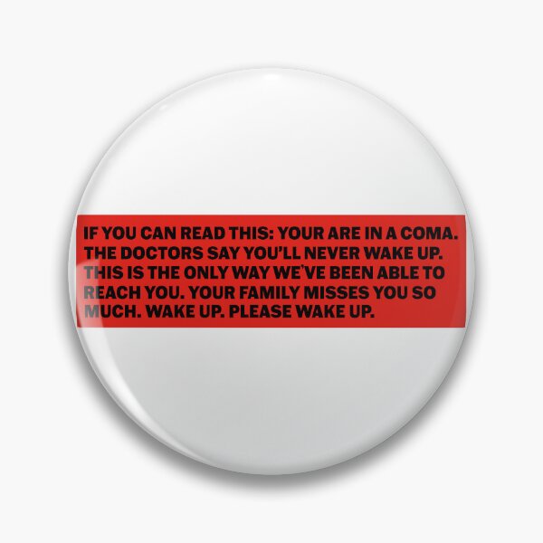 Item preview, You are in a coma bumper designed and sold by Jaxym.