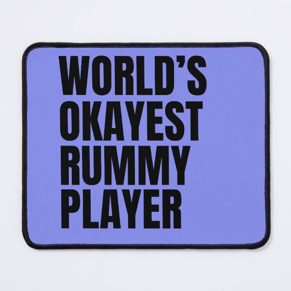 Item preview, World's Okayest Rummy Player - Black designed and sold by Cutsandsparks.