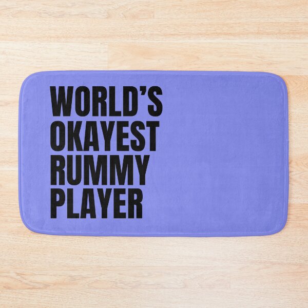 Item preview, World's Okayest Rummy Player - Black designed and sold by Cutsandsparks.