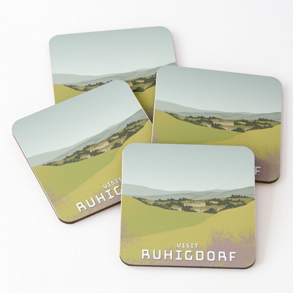 Item preview, Ruhigdorf Travel Poster designed and sold by NicerThings.