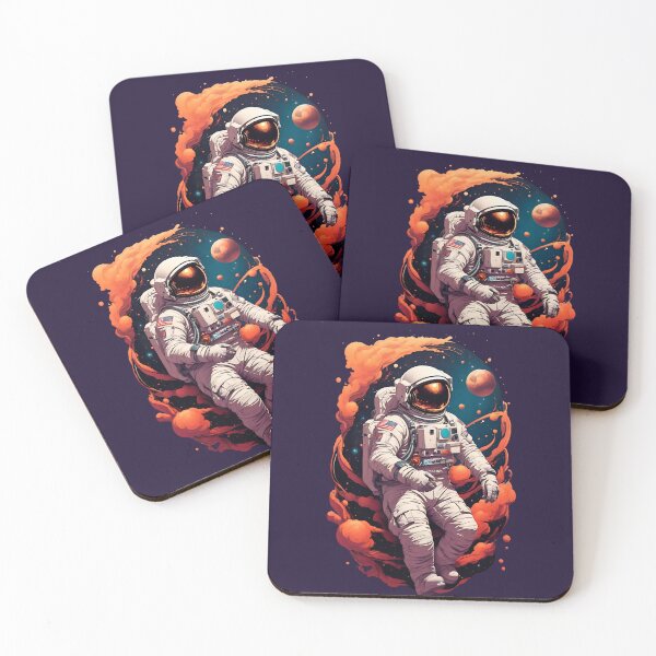 Item preview, Relaxed astronaut artwork designed and sold by Alan Javier Cordoba Espinosa.