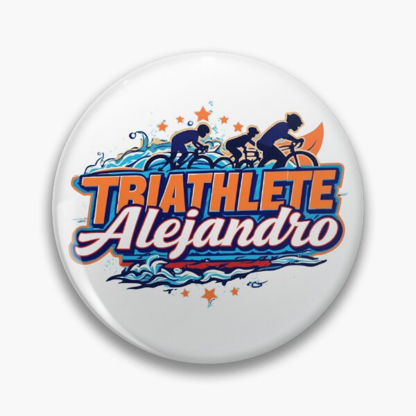 Item preview, Dynamic Triathlete Alejandro - Swim, Bike, Run designed and sold by Triathlongram.
