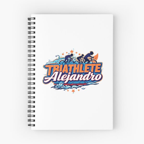 Item preview, Dynamic Triathlete Alejandro - Swim, Bike, Run designed and sold by Triathlongram.
