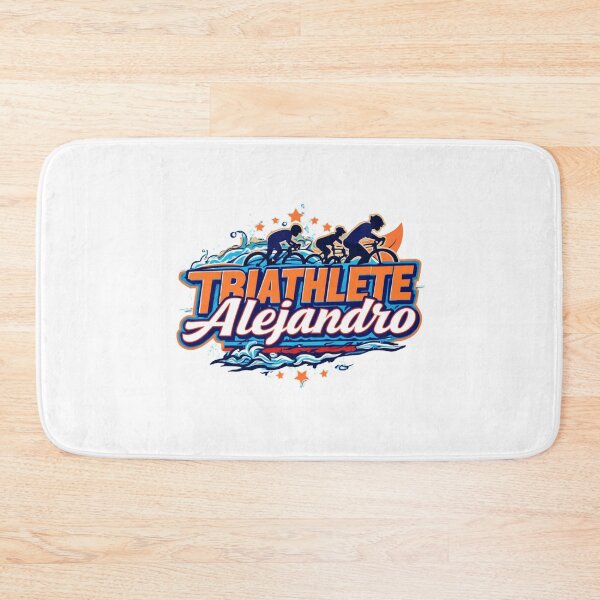 Item preview, Dynamic Triathlete Alejandro - Swim, Bike, Run designed and sold by Triathlongram.