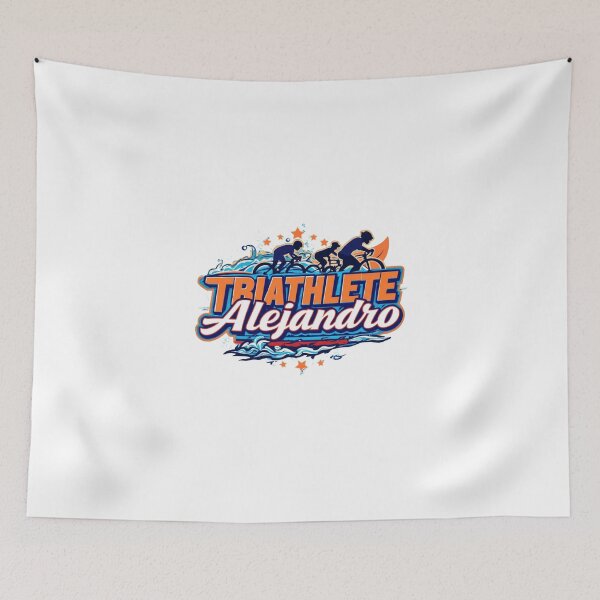 Item preview, Dynamic Triathlete Alejandro - Swim, Bike, Run designed and sold by Triathlongram.