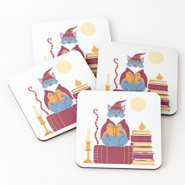 Item preview, The Red Magical Cat Wizard  designed and sold by MarCreativArt.