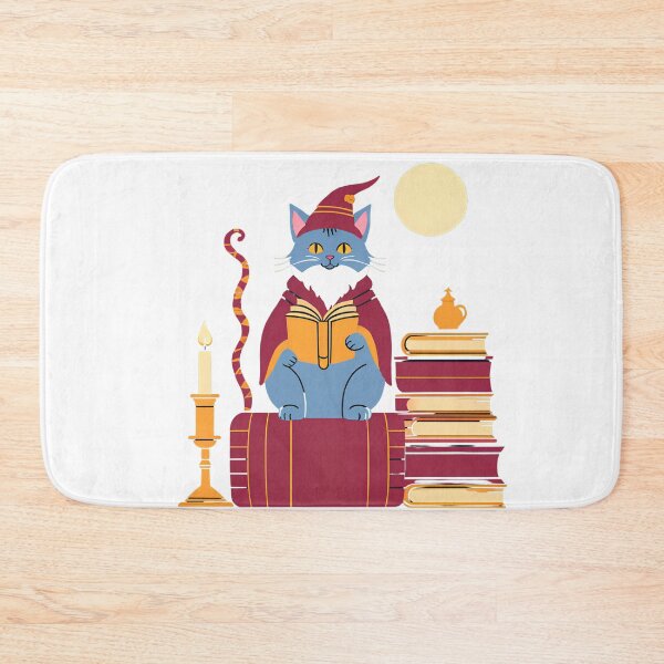 Item preview, The Red Magical Cat Wizard  designed and sold by MarCreativArt.