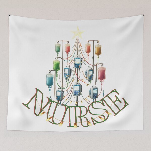 Item preview, Holiday Nurse designed and sold by StormandStar.