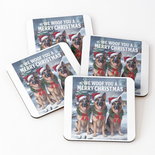 Item preview, German Shepherd Christmas Delight designed and sold by TomxDesign.