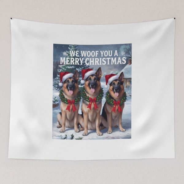 Item preview, German Shepherd Christmas Delight designed and sold by TomxDesign.