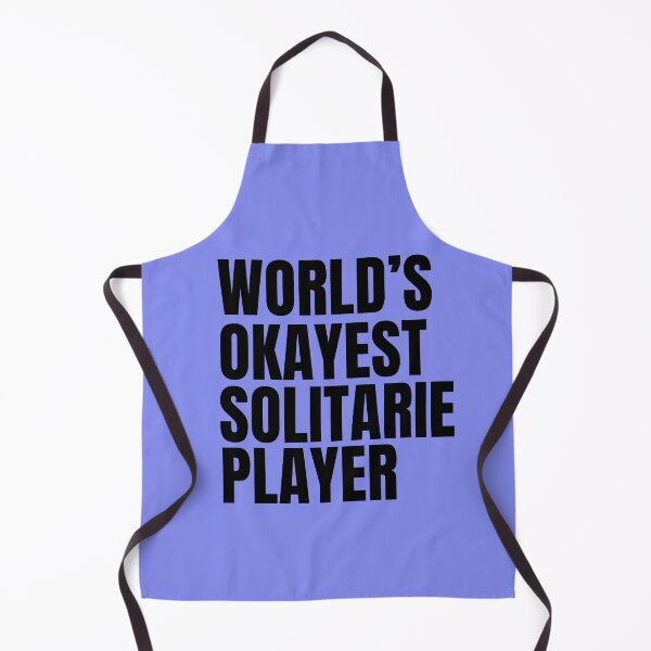 Item preview, World's Okayest Solitaire Player - Black designed and sold by Cutsandsparks.