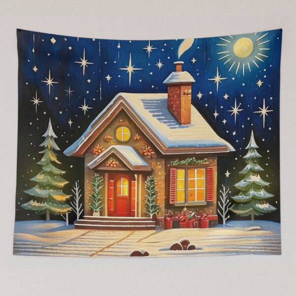 Item preview, Christmas House designed and sold by ArtFactoryAI.