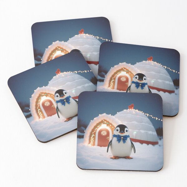 Item preview,  Christmas Series: Adorable Little Penguin Illustration designed and sold by hjian8219.