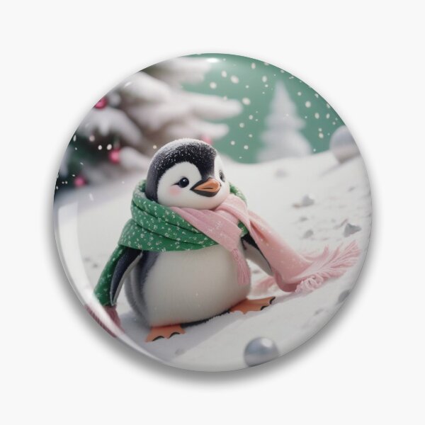 Item preview,  Christmas Series: Adorable Little Penguin Illustration designed and sold by hjian8219.
