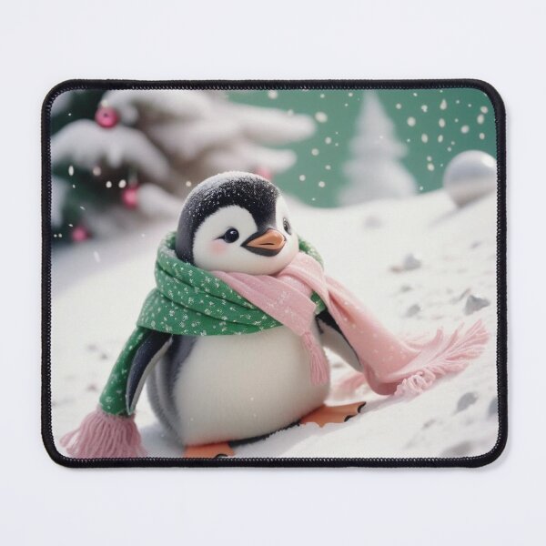 Item preview, Christmas Series: Adorable Little Penguin Illustration designed and sold by hjian8219.