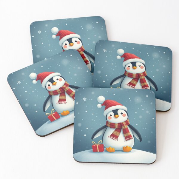 Item preview,  Christmas Series: Adorable Little Penguin Illustration designed and sold by hjian8219.
