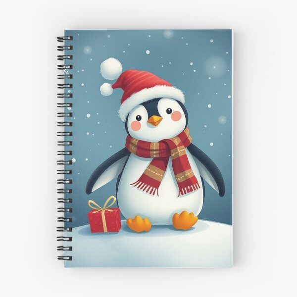 Item preview,  Christmas Series: Adorable Little Penguin Illustration designed and sold by hjian8219.