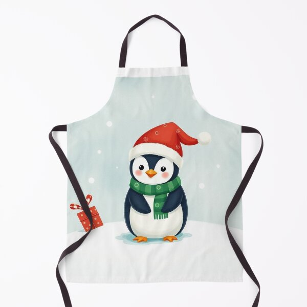 Item preview,  Christmas Series: Adorable Little Penguin Illustration designed and sold by hjian8219.