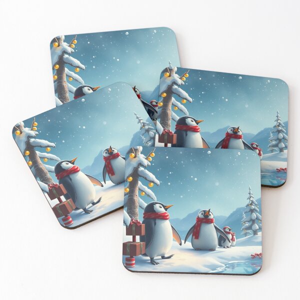 Item preview,  Christmas Series: Adorable Little Penguin Illustration designed and sold by hjian8219.