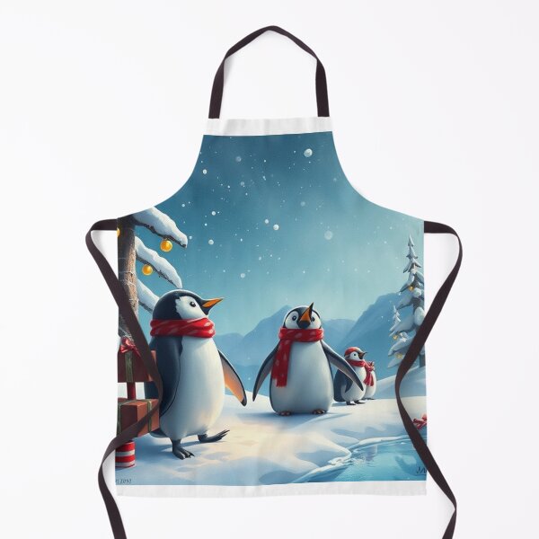 Item preview,  Christmas Series: Adorable Little Penguin Illustration designed and sold by hjian8219.