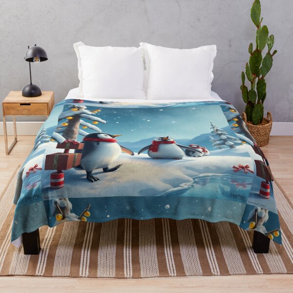 Item preview,  Christmas Series: Adorable Little Penguin Illustration designed and sold by hjian8219.