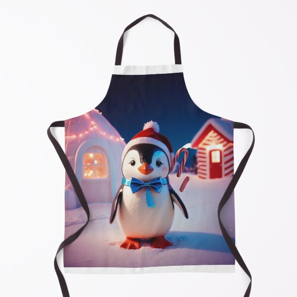 Item preview, Christmas Series: Adorable Little Penguin Illustration designed and sold by hjian8219.