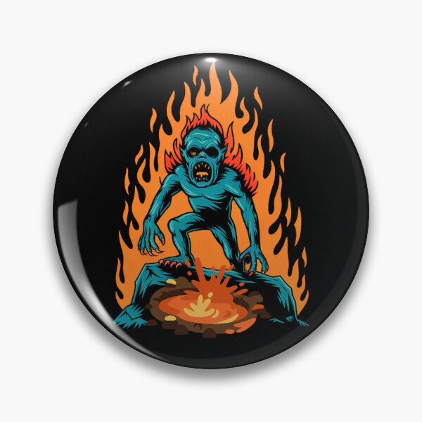 Item preview, Scary Fiery Spirit  - blazing flames designed and sold by Creomix.