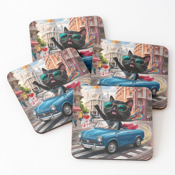 Item preview, Cat on tour - I love Spain! - Madrid designed and sold by lavka-xd.