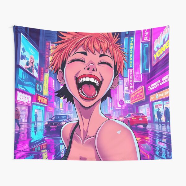 Item preview, A.I. Psychedelic Anime Girl 0001 FunFractals ChromaDepth 3D designed and sold by FunFractals.