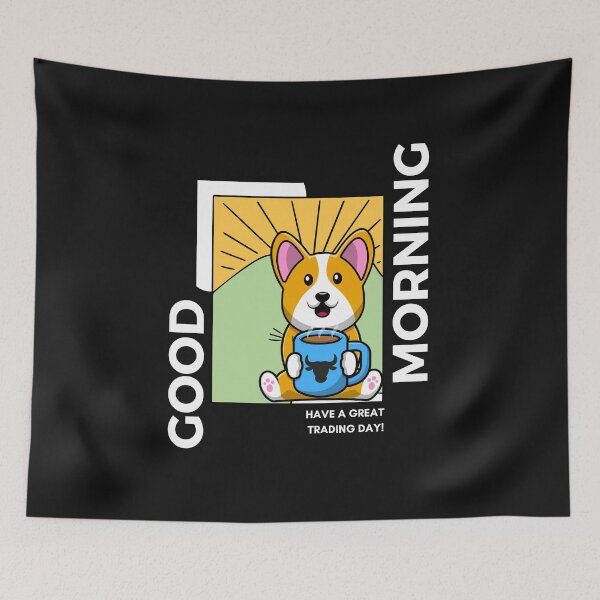 Item preview, Cute Dog, Shiba, Stock Market Gift,Day Trading, Stock Trader,  Funny Gift for a man who has everything, Dog Lover designed and sold by TradingTeesKids.