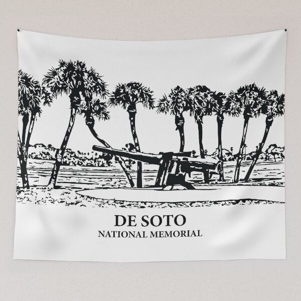 Item preview, De Soto National Memorial designed and sold by Lakeric Cityscapes.