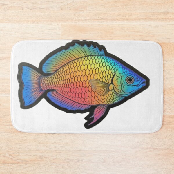 Item preview, rainbow fish designed and sold by StickersRyous.