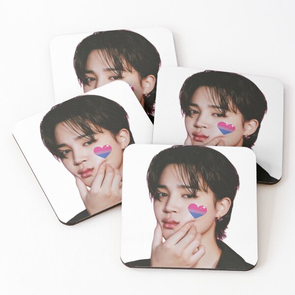 Item preview, Bandera del orgullo bisexual de Jimin de BTS designed and sold by MAISONDEPODIUM.