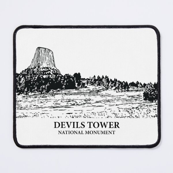 Item preview, Devils Tower National Monument designed and sold by Lakeric Cityscapes.