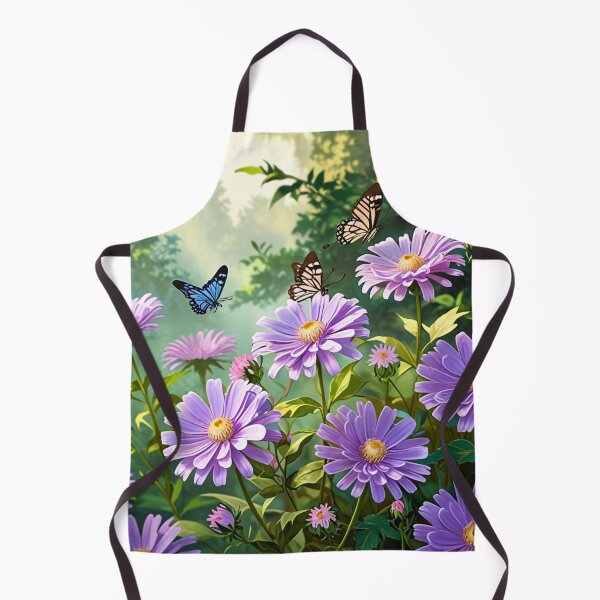Item preview, Cute asters in nature. designed and sold by PatDoArt.