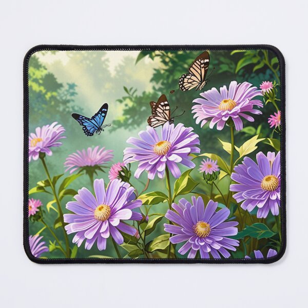 Item preview, Cute asters in nature. designed and sold by PatDoArt.