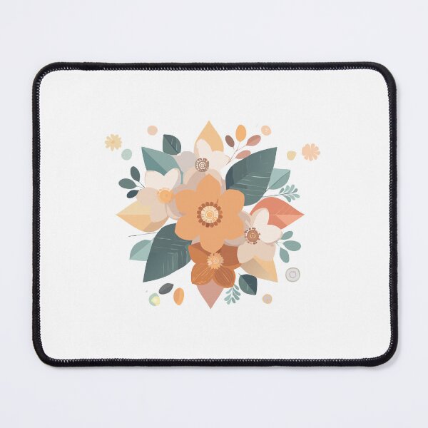 Item preview, Geometric Neutral Floral Bouquet Design 01 designed and sold by LulaLinhDesigns.