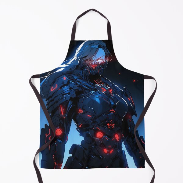Item preview, Futuristic Cybernetic Anime Warrior designed and sold by bubblegoth.