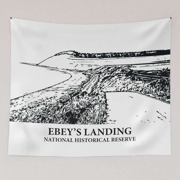Item preview, Ebey’s Landing National Historical Reserve designed and sold by Lakeric Cityscapes.