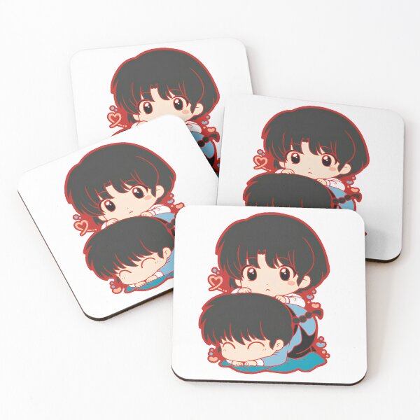 Item preview, Ranma 1/2: Ranma Saotome & Akane Tendo Love Chibi designed and sold by GroupieClub.