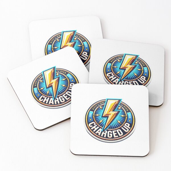 Item preview, Charged Up Los Angeles Chargers Badge designed and sold by pixelpulsenyc.