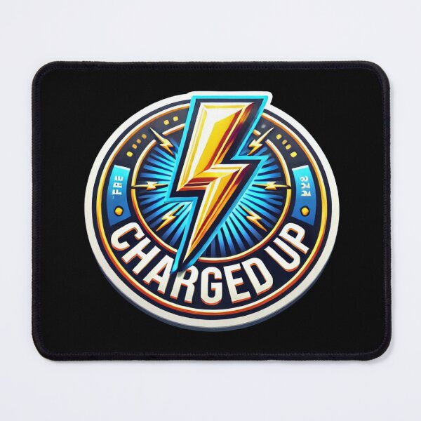Item preview, Charged Up Los Angeles Chargers Badge designed and sold by pixelpulsenyc.