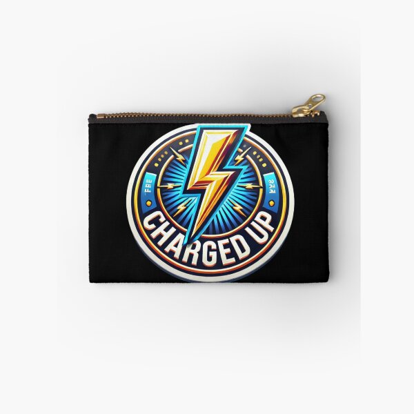 Item preview, Charged Up Los Angeles Chargers Badge designed and sold by pixelpulsenyc.