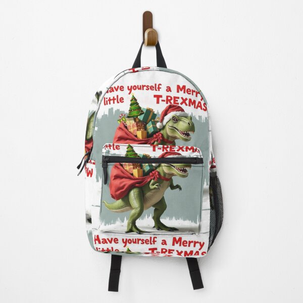 Item preview, Have Yourself a Merry Little TRex Chistmas with Santa Dinosaur designed and sold by Yogibear & Rachelle .
