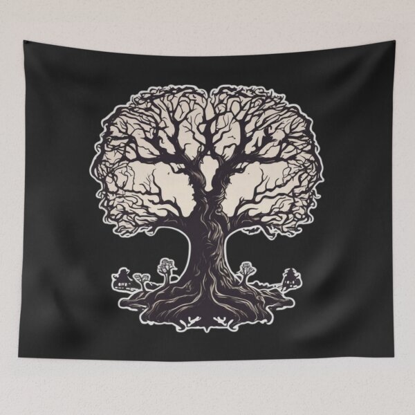 Item preview, Spooky Tree Art designed and sold by Planetporridge.
