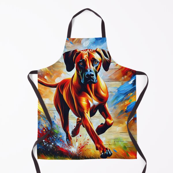 Item preview, Rhodesian Ridgeback Dog Portrait Acrylic Art Print Pet Portrait Gifts for Dog Lovers designed and sold by Puppy Puzzles Plus.
